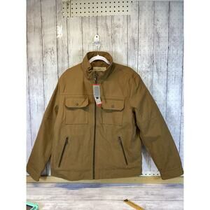 Levi’s Men’s Cotton Military / Depot Utility Jacket Worker Brown Size M NWT